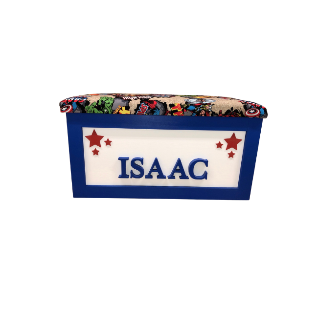 Personalised Children's Toy Box - Cluster Stars