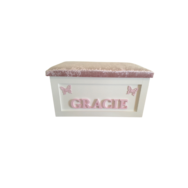 Personalised Children's Toy Box - Butterflies