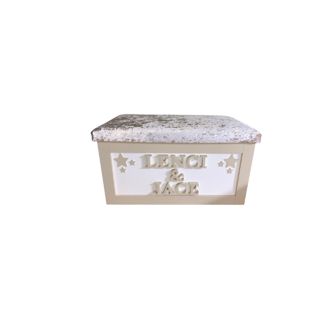Personalised Children's Sibling Toy Box - Cluster Stars