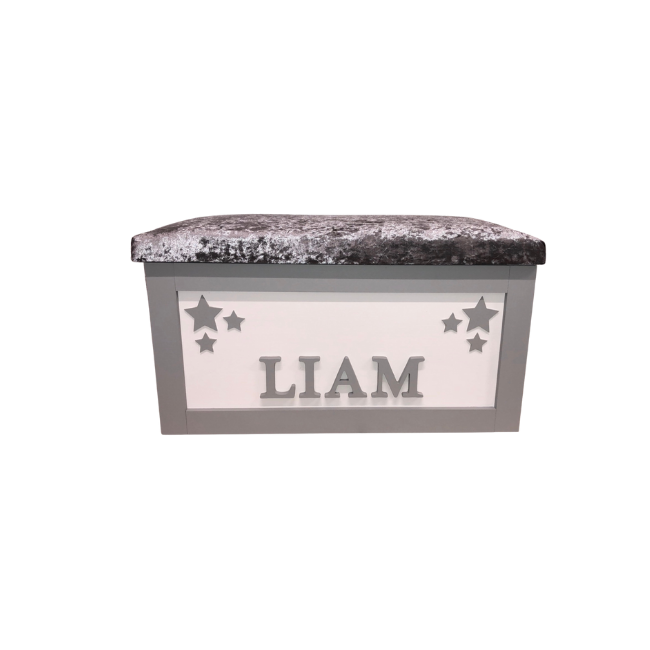 Personalised Children's Toy Box - Cluster Stars