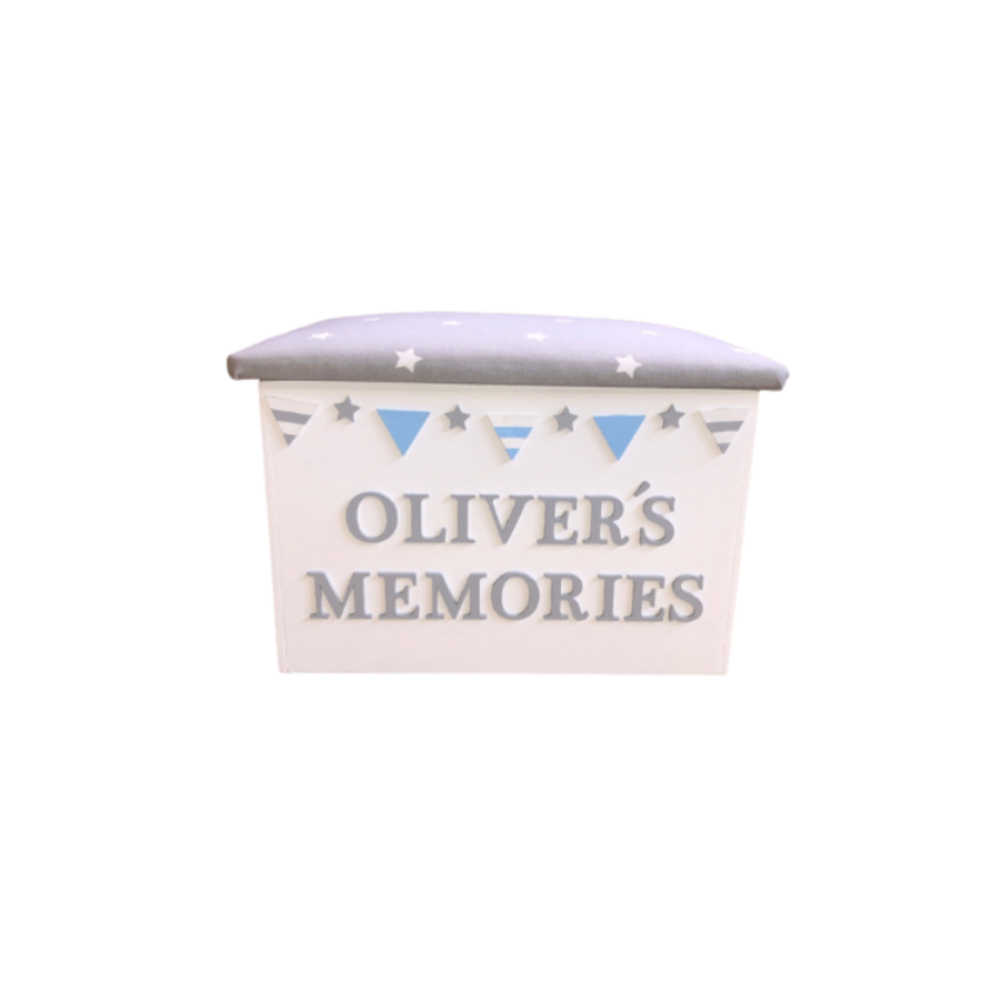 Personalised Memory Box - Bunting