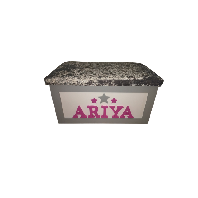 Personalised Children's Toy Box - 3x Stars