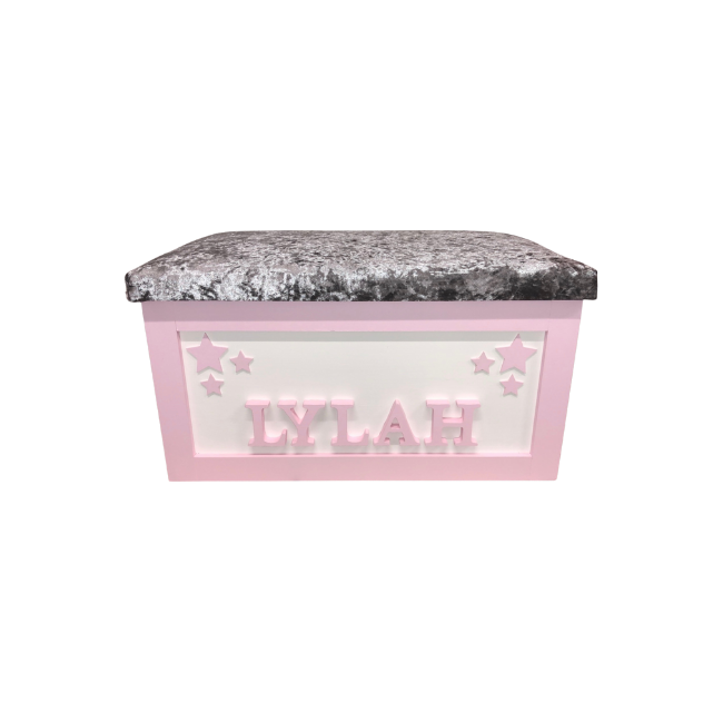 Personalised Children's Toy Box - Cluster Stars
