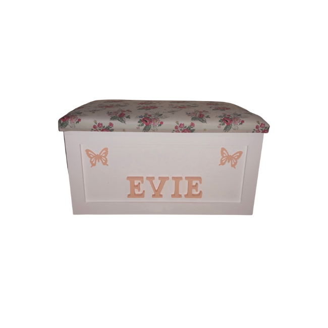 Personalised Children's Toy Box - Butterflies