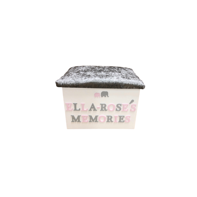 Personalised Memory Box - Elephants