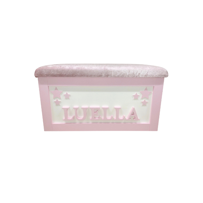 Personalised Children's Toy Box - Cluster Stars