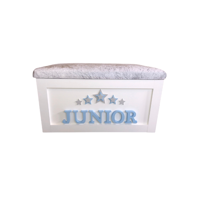 Personalised Children's Toy Box - 3D Stars