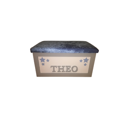 Personalised Children's Toy Box - Cluster Stars