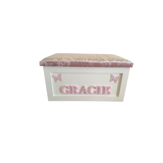 Personalised Children's Toy Box - Butterflies