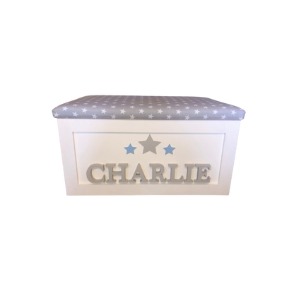 Personalised Children's Toy Box - 3x Stars