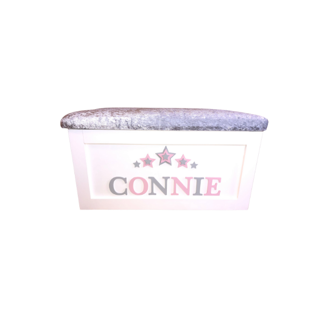 Personalised Children's Toy Box - 3D Stars