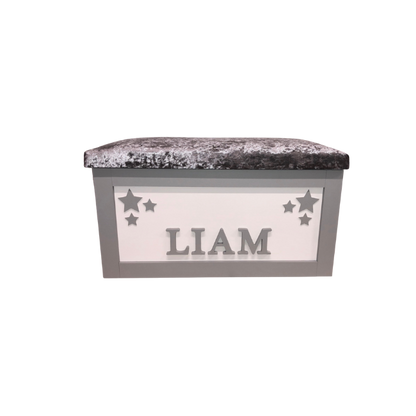 Personalised Children's Toy Box - Cluster Stars