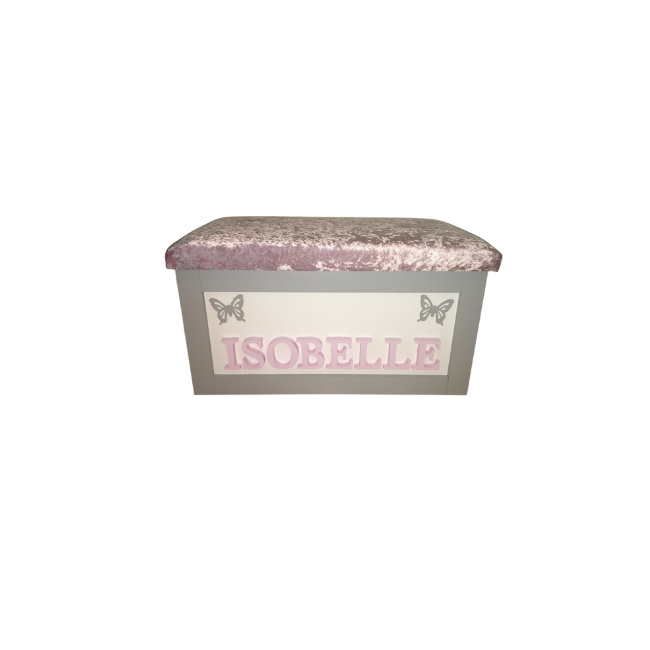 Personalised Children's Toy Box - Butterflies