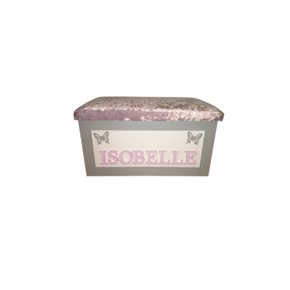 Personalised Children's Toy Box - Butterflies