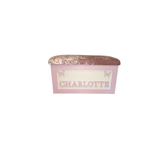Personalised Children's Toy Box - Butterflies