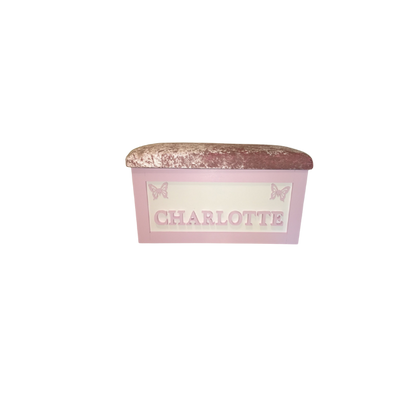 Personalised Children's Toy Box - Butterflies