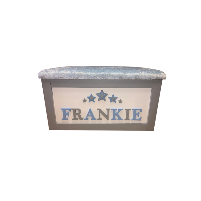 Personalised Children's Toy Box - 3D Stars