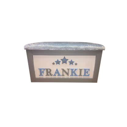 Personalised Children's Toy Box - 3D Stars