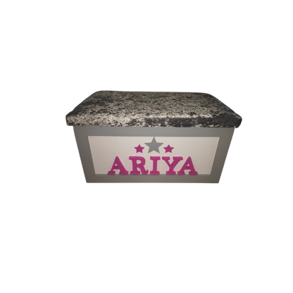 Personalised Children's Toy Box - 3x Stars