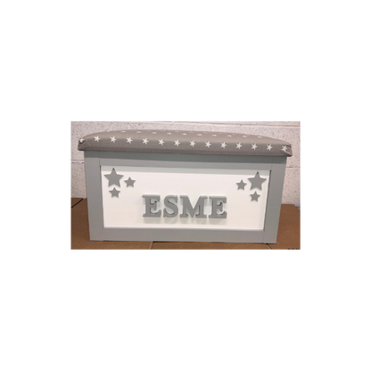 Personalised Children's Toy Box - Cluster Stars