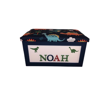 Personalised Children's Toy Box - Dinosaurs