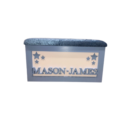 Personalised Children's Toy Box - Cluster Stars