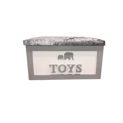 Personalised Children's Toy Box - Elephants