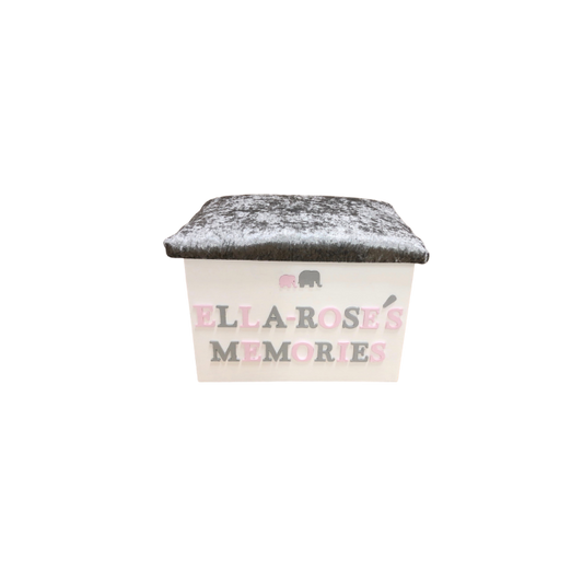 Personalised Memory Box - Elephants