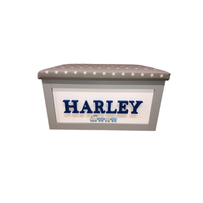 Personalised Children's Toy Box - Train