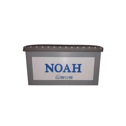 Personalised Children's Toy Box - Train