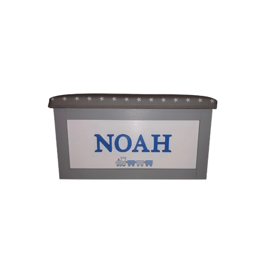 Personalised Children's Toy Box - Train